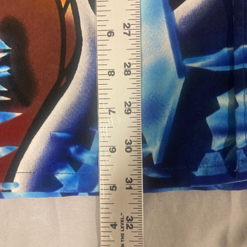 Vintage 2001 Marvel Comics Spider-Man Button Down Shirt XL Blue Shattered Glass - Picture 7 of 13